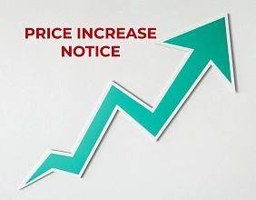 Price increase notice